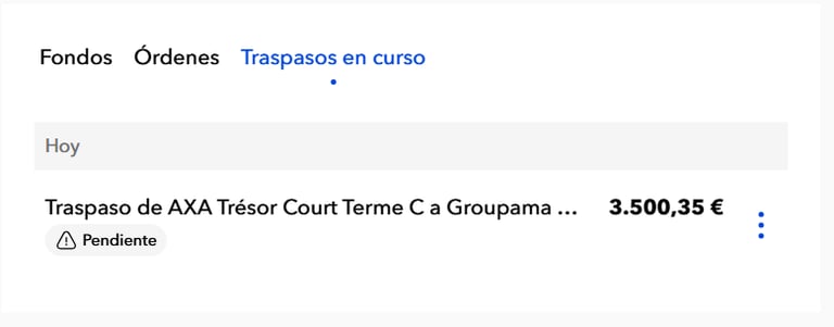 traspaso en curso en myinvestor