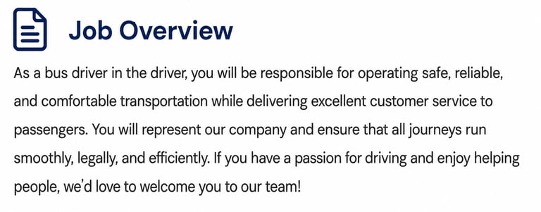 Bus Driver Jobs Netherlands – Job overview