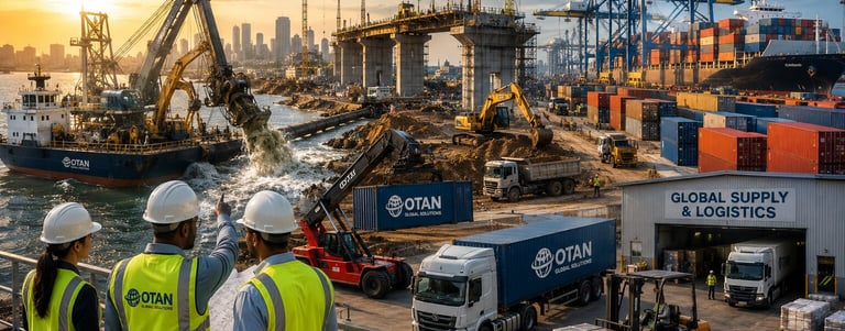 Integrated marine, construction and global logistics operations supporting industrial projects