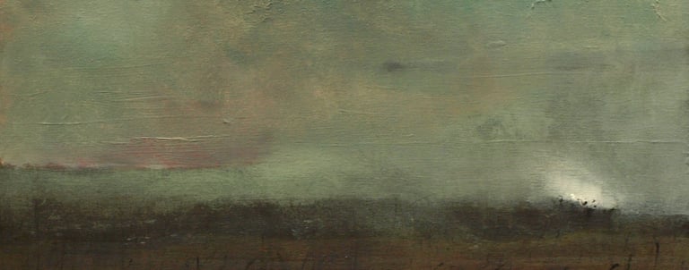 Jaï - Acrylique sur toile "Fleurs du silence" 65x50cm VENDU - Collection "Les grands Espaces " 2025