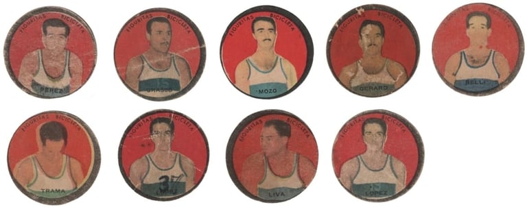 1949-50 Album Figuritas Bicicleta Camp De-Basquet-Ball Disc Basketball Cards Argentina Group 2