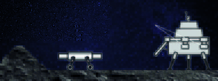 Regolith lifting, regolith delivery on lunar landers