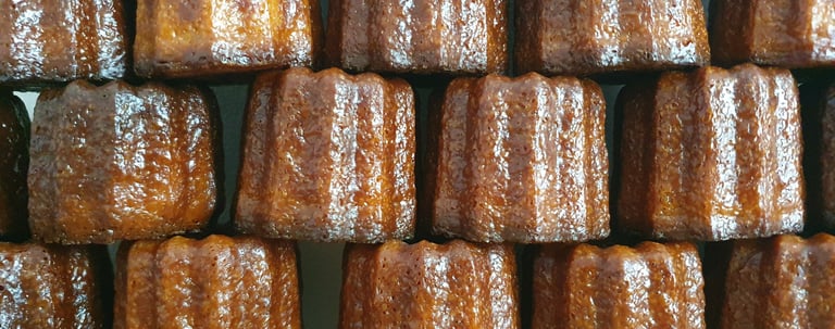 Une mosaïque de cannelés