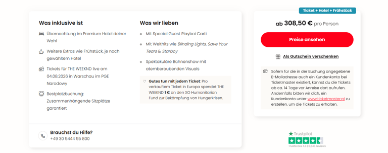 THE WEEKND: After Hours Til Dawn Tour Warschau 2026