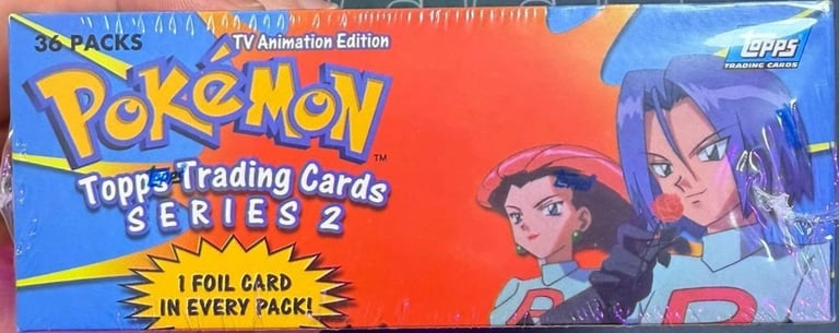 Display Topps Pokémon series 2 canadienne côté droit