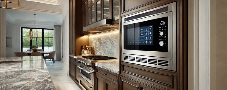 custom build-in microwave