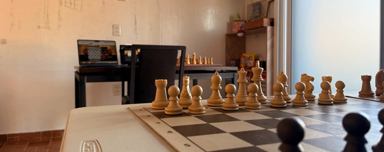 Instalaciones de una escuela de ajedrez en oaxaca
