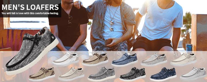 Lightweight breathable loafers