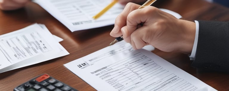 Image showing a smiling individual receiving a tax refund.