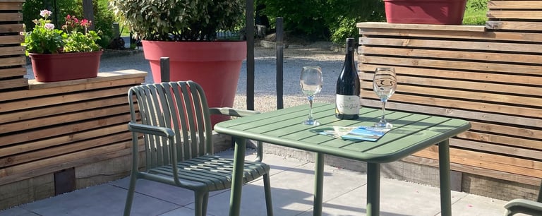terrasse et extérieurs gîte flocon