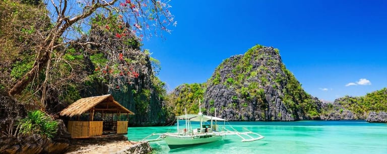 Experience local living and stay in native huts coron island palawan philippines