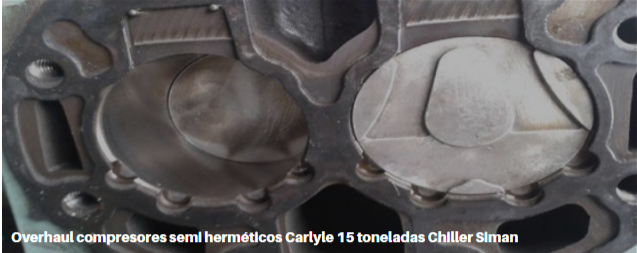 Compresores semi herméticos Carlylr 15 toneladas Chiller Siman