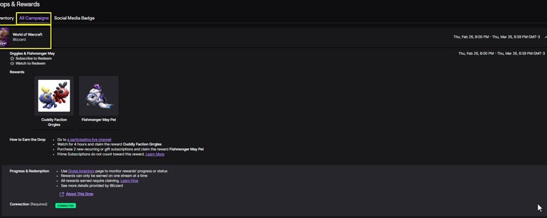 WoW Twitch Drops $ Rewards All Campaings, world of warcraft, wow, midnight