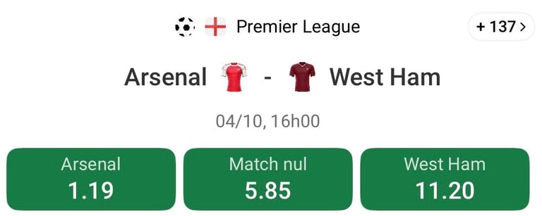 premier league arsenal vs west ham arsenal west ham bet arsenal fc vs west ham united prediction ars