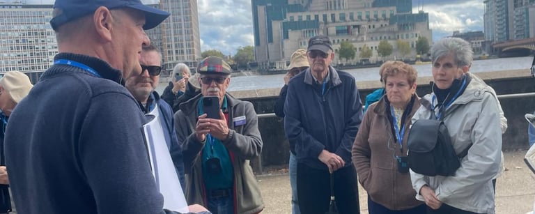 Espinage tour for American group including the role of MI5 and MI6 during World War 2