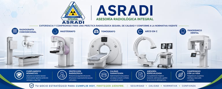 Equipos de rayos X con servicio de Control de calidad, Memoria analítica, Levantamiento radiométrico