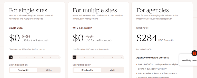 kinsta web hosting software price review