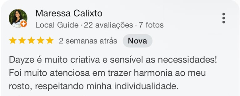 Depoimento 5 estrelas cliente de maquiagem noiva 