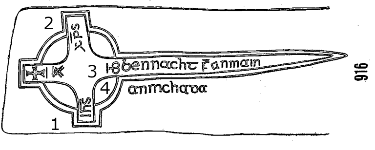 Church Island Runestone 916 - Barony of Iveragh, County Kerry, Ireland