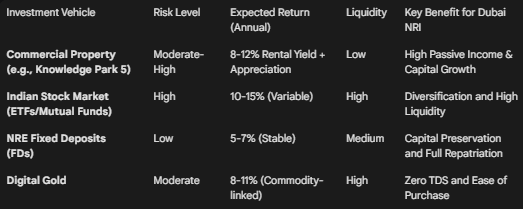invest in India from Dubai