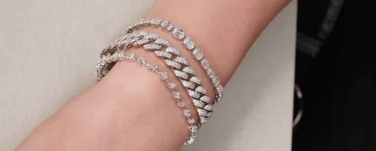 10. Tennis Bracelets with a Twist
