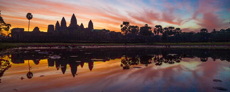 Amanecer en Angkor Wat