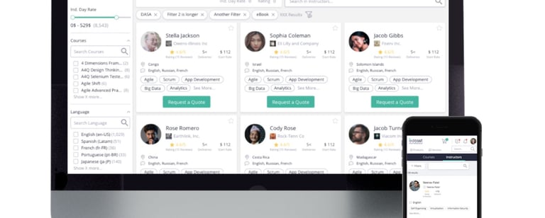 service marketplace web and mobile examples