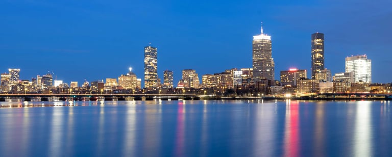 Panoramic Boston Skyline