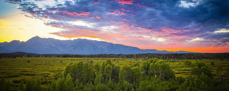 Wyoming Prairie Landscape Print
