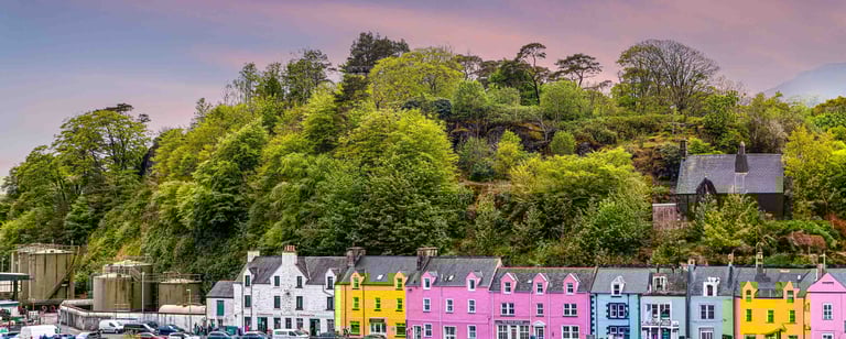 Colorful Waterfront Cottages