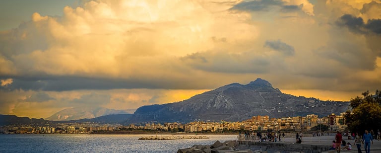 Ocean View from Palermo, Sicily