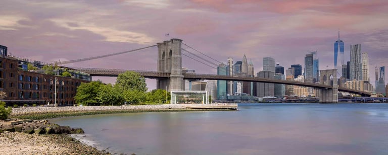 Brooklyn Bridge Cityscape Print