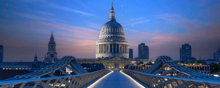 St. Paul's Cathedral Evening Print