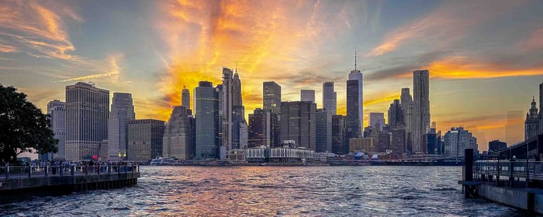 New York City Skyline at Dusk