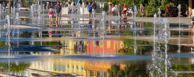 Nice City Center Fountain