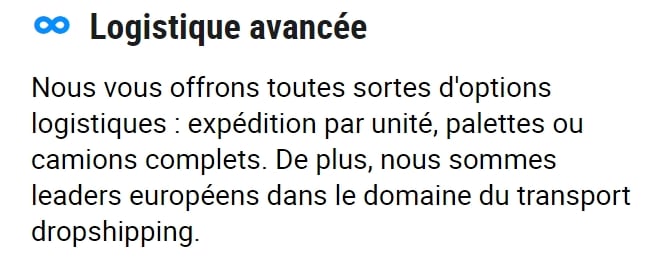 Vente en gros B2B