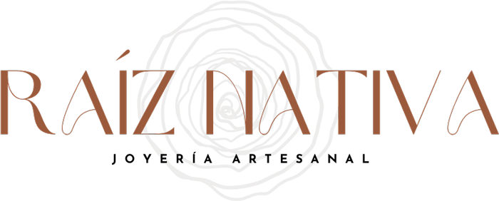 Logotipo de marca Raíz Nativa joyería artesanal