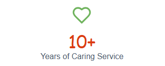 years of service