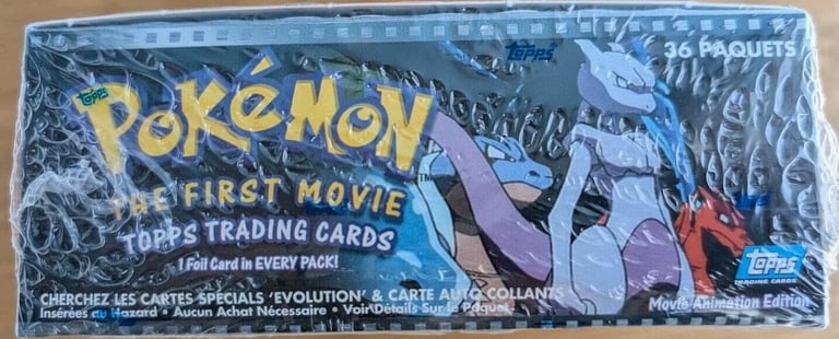 Display Topps Pokémon The first Movie canadien avant