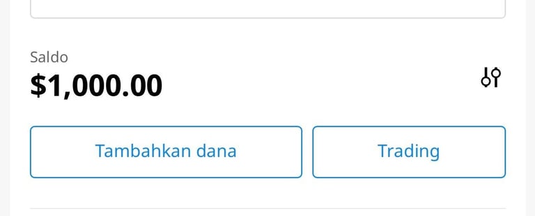 saldo mt4 sudah masuk