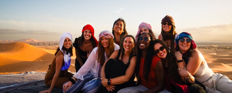 Solo Travel & Sahara Desert Retreat for Singles and Solo Travelers