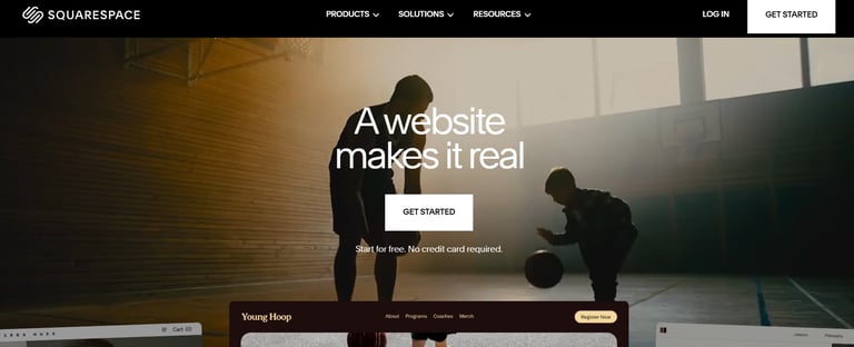 best online free website builder software squarespace to start online store review