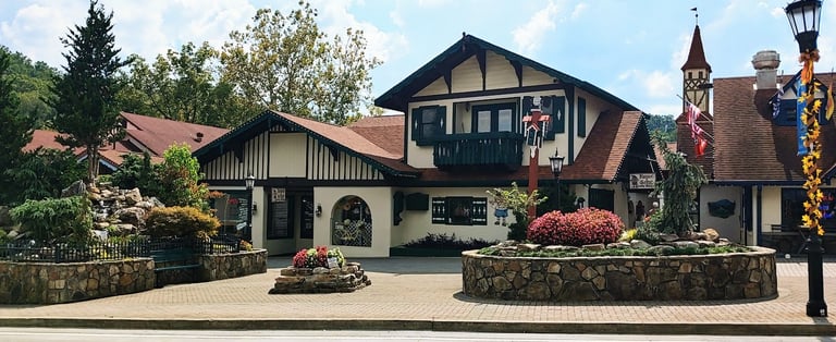 Helen GA - zoning laws require Bavarian German theme architecture