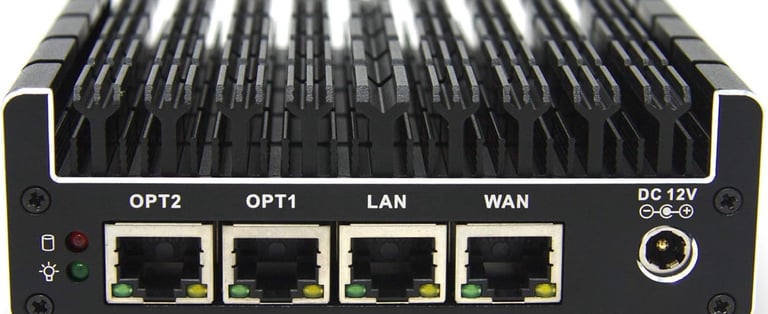 picture of protectli vault a firewall mini appliance