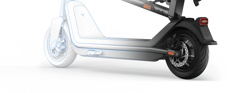 a scooter scooter with a white background