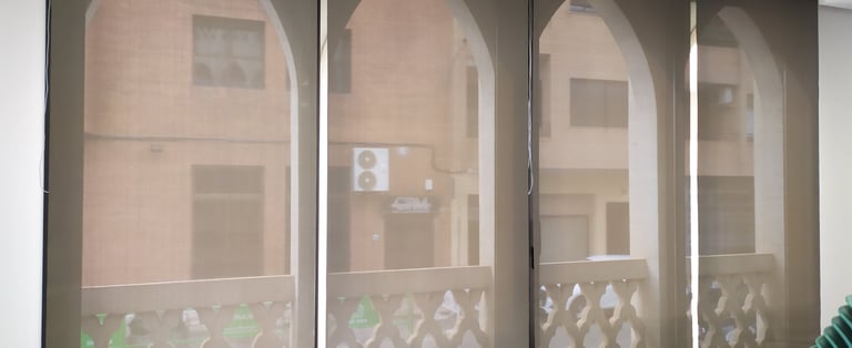 Instalación de estores de exterior para balcones y terrazas en Almussafes - Cristalería Ramsal.