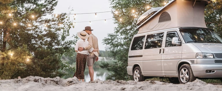 Camper van living vanlife
