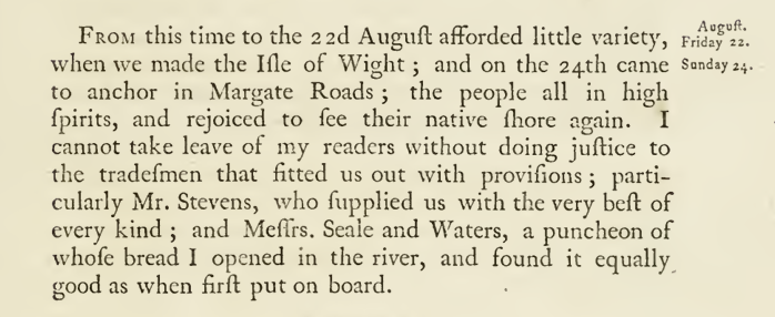 From Portlock’s Voyage Around the World, 1789