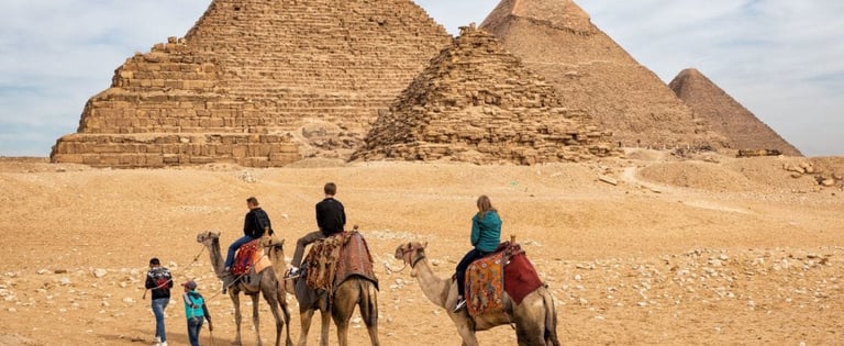 The Egyptian Pyramids Camel Ride Tour