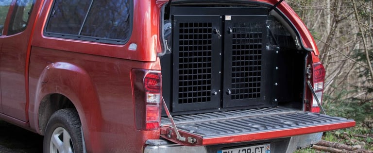 A typical hunter's pick up vehicle.